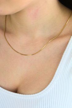 Złoty łańcuszek Kostka 585, 1mmy 5939 (5).jpg